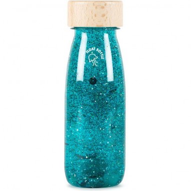 Bouteille sensorielle Float turquoise - Petit Boum