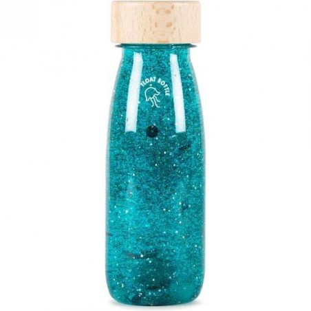 Bouteille sensorielle Float turquoise - Petit Boum