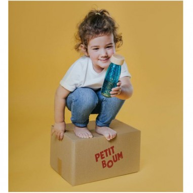 Bouteille sensorielle Float turquoise - Petit Boum