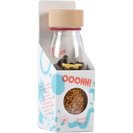 Bouteille sensorielle Singe - Jouet d'éveil - Petit Boum