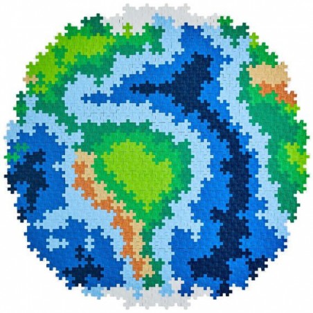 Puzzle par numéros Terre 800 pièces - Plus Plus