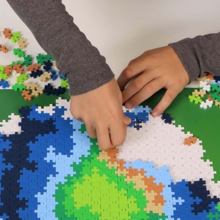 Puzzle par numéros Terre 800 pièces - Plus Plus