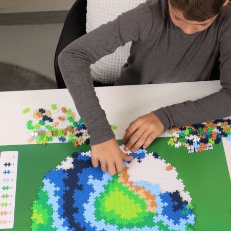 Puzzle par numéros Terre 800 pièces - Plus Plus