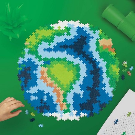Puzzle par numéros Terre 800 pièces - Plus Plus