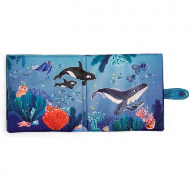 Grand livre tissu d'activités - Moulin Roty Les Aventures de Paulie