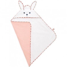 Cape de bain Lapin Coquelicot - Cadeau de naissance - Kaloo 2