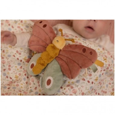 Doudou d'activités papillon - Fleurs et papillons - Little Dutch