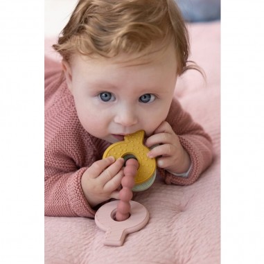 Trousseau de clés de dentition rose - Little Dutch