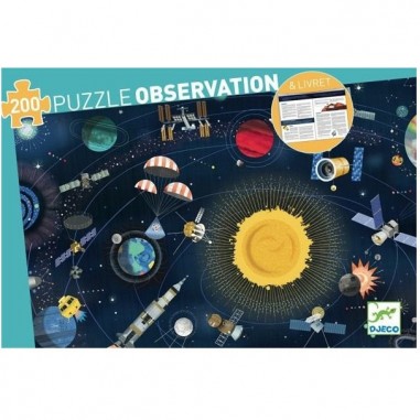 Puzzle Observation L’Espace 200 Pièces - Djeco