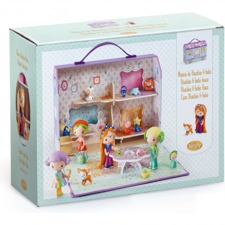 Collection tinyly : maison de bluchka et indie - Djeco