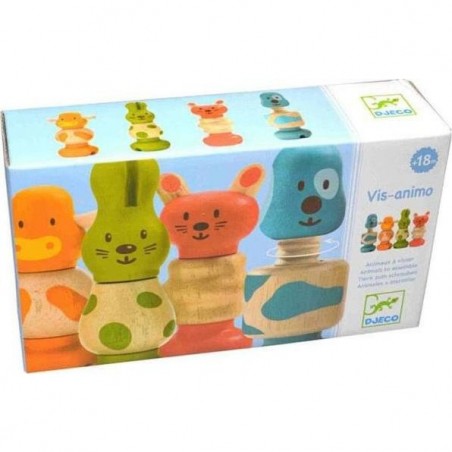 Jeu De Vissage en bois - Vis Animo