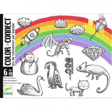 Jeux de cartes Color connect - Djeco