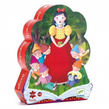 Puzzle 50 pièces : : blanche neige - Djeco