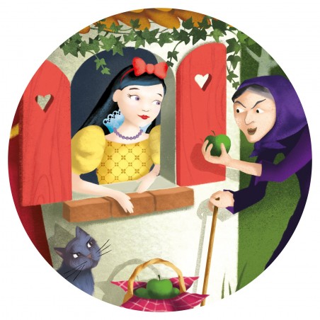 Puzzle 50 pièces : : blanche neige - Djeco