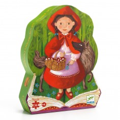 Puzzle silhouette - Le petit chaperon rouge - 36 pcs - Djeco