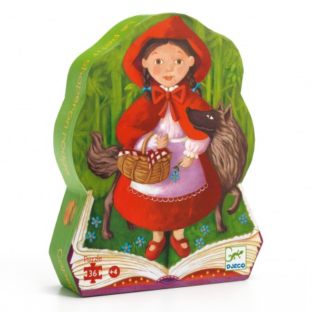 Puzzle le petit chaperon rouge - jouet d'éveil enfant - Djeco