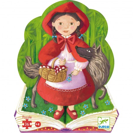 Puzzle le petit chaperon rouge - jouet d'éveil enfant - Djeco