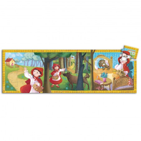 Puzzle le petit chaperon rouge - jouet d'éveil enfant - Djeco