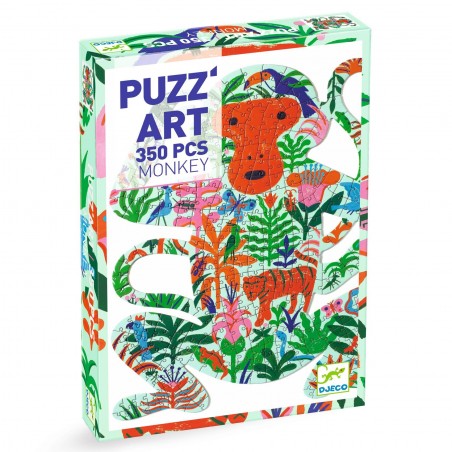 Puzzle Puzz'Art - Monkey - 350 pièces - Jeux classiques - Djeco