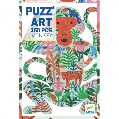 Puzzle Puzz'Art - Monkey - 350 pièces - Jeux classiques - Djeco