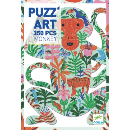 Puzzle Puzz'Art - Monkey - 350 pièces - Jeux classiques - Djeco