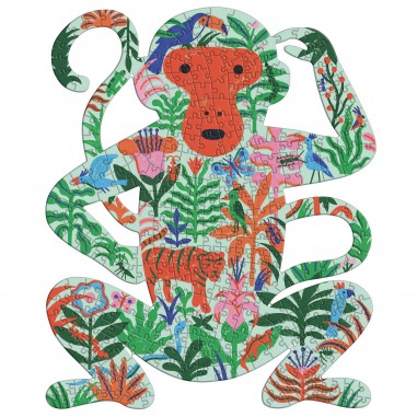 Puzzle Puzz'Art - Monkey - 350 pièces - Jeux classiques - Djeco