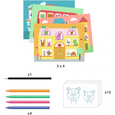 Décalquer est un art - Activité créative - Djeco