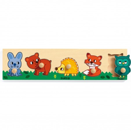 Puzzle en bois Forest'n'co - sur la boutique - Djeco