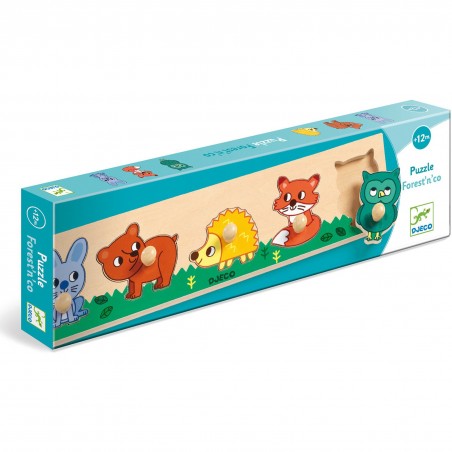 Puzzle en bois Forest'n'co - sur la boutique - Djeco