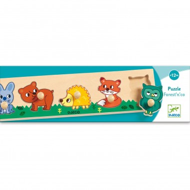 Puzzle en bois Forest'n'co - sur la boutique - Djeco