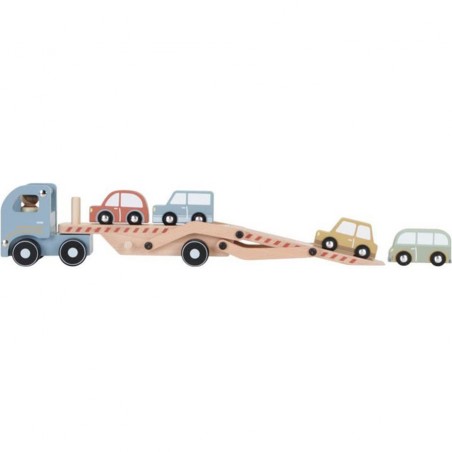 Camion transport de voiture en bois - Little Dutch