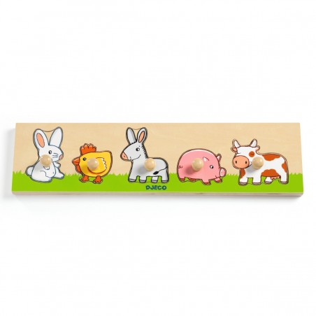 Puzzle boutons Farm n co - Jeux classiques - Jeux de société - Djeco