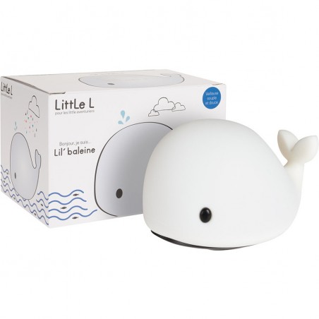 Veilleuse baleine blanc - Little L