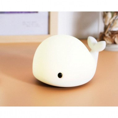 Veilleuse baleine blanc - Little L