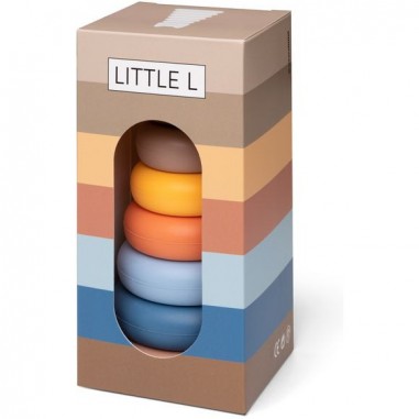 Tour empilable chat Nature - Jouet d'éveil - Little L