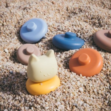 Tour empilable chat Nature - Jouet d'éveil - Little L