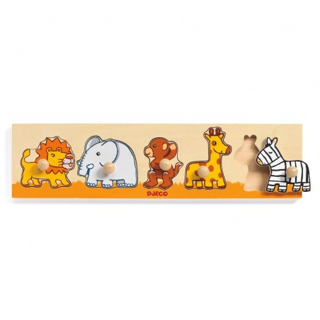 Encastrement 5 pièces en bois - savane - Djeco