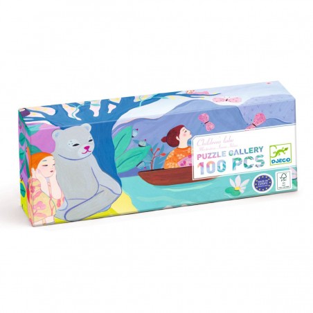 Puzzles Gallery Children's lake - 100 pièces - Djeco
