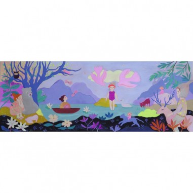 Puzzles Gallery Children's lake - 100 pcs - Djeco Puzzles Gallery Children's lake - 100 pcs - Djeco
