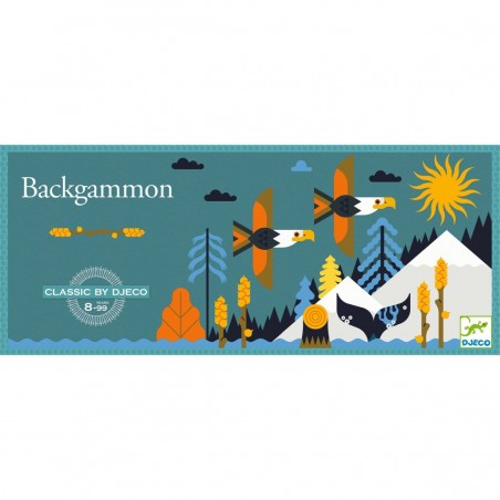 Backgammon - Jeu de société traditionnel - Djeco