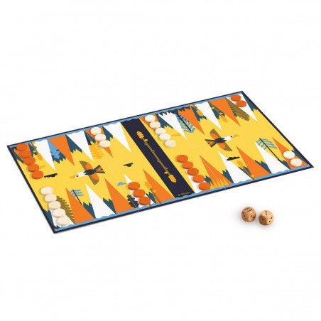 Backgammon - Jeu de société traditionnel - Djeco