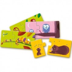 Djeco - Puzzle Duo Maman Bébé - Puzzle pour les enfants de 2 ans 2