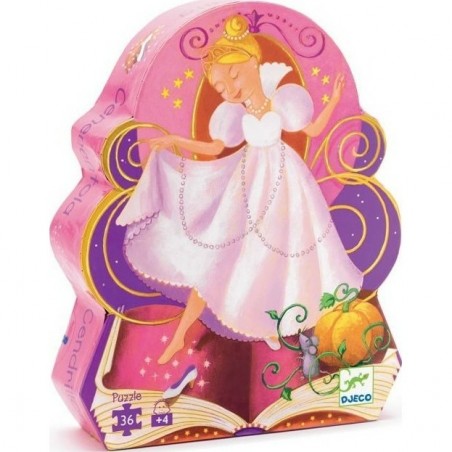 Puzzle Silhouette "Cendrillon" 36 Pièces