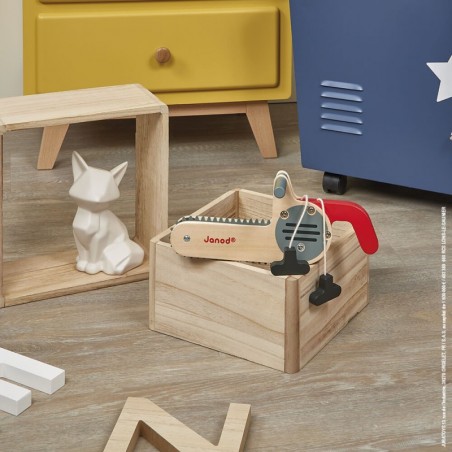 Tronçonneuse en bois Brico'kids - Un jeu - Janod