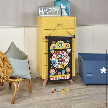 Jeu de flechette magnetique - Fléchette pour enfant Fête Foraine - Janod