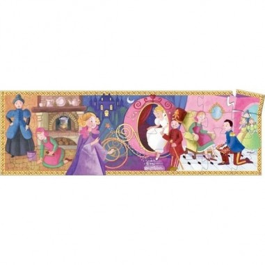 Puzzle Silhouette "Cendrillon" 36 Pièces
