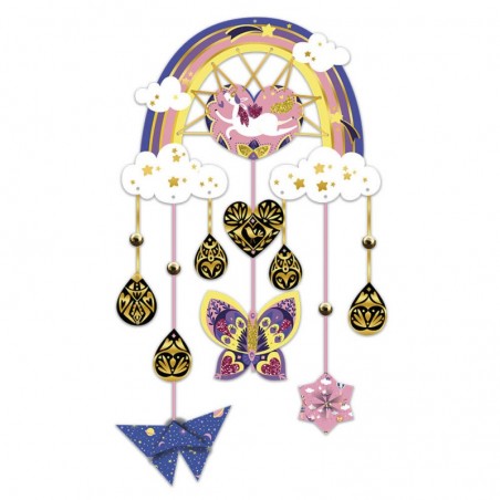 Kit Créatif Attrape-Rêves Brillants : Créations 3D - Janod