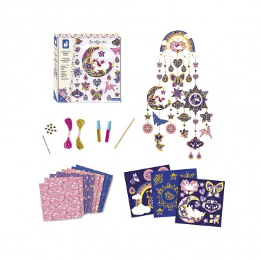 Kit Créatif Attrape-Rêves Brillants : Créations 3D - Janod