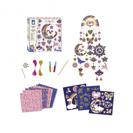 Kit Créatif Attrape-Rêves Brillants : Créations 3D - Janod