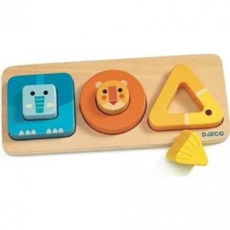 Puzzle en bois à encastrer - Volubasic